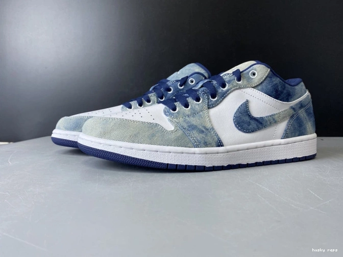 Husky Low Washed 1 Denim Air Jordan CZ8455-100 0630